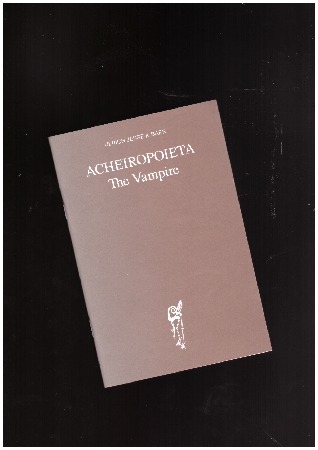 BAER, Ulrich Jesse K - Archeiropoieta: The Vampire